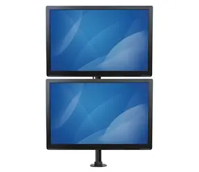 StarTech Vertikální stojan pro 2 monitory černá / Držák pro monitor / do 27" / nosnost 10 kg / náklon -45° až 45°