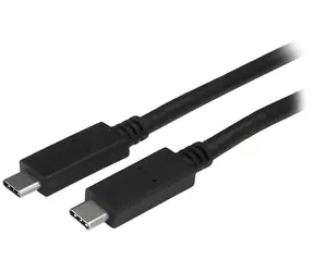 StarTech USB-C kabel černá / Kabel / USB 3.0 5Gbps / PD 3A / USB-IF / 2 m