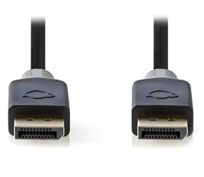 Nedis DisplayPort 1.4 kabel antracitový / Kabel DisplayPort / 8K / 2 m