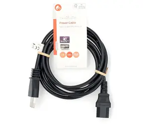 Nedis Napájecí kabel IEC-320-C13 Itálie zástrčka černá / Napájecí kabel / Přímý konektor / 2 m