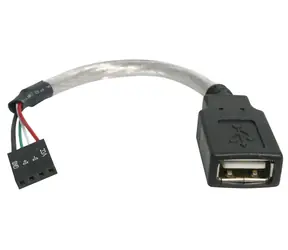 StarTech USB kabel k základní desce F/F šedá / Kabel / USB / 0,15 m