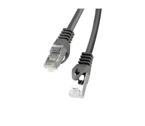 Lanberg CAT6 FTP 0,5 m černá / Patch kabel / RJ45-RJ45 / Fluke Passed