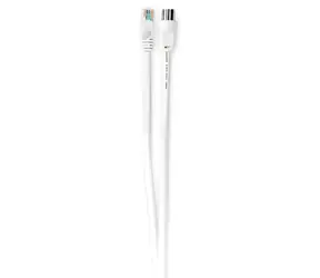 Nedis Kombinovaný kabel koax a CAT6 bílá / Kombinovaný kabel / RG58 / 75 Ohm / 10 m / dvojité stínění / role