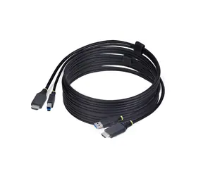 StarTech HU12210 černá / KVM kabel / HDMI + USB / 3,1 m / 4K