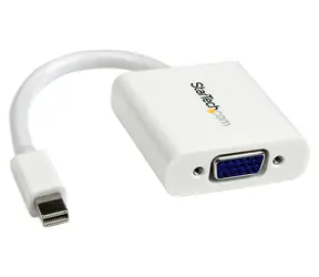 StarTech Mini DisplayPort na VGA bílá / Adaptér / max. 1920x1200 / 60 Hz
