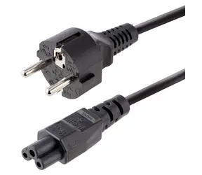 StarTech Napájecí kabel Schuko-C5 černý / Napájecí kabel / 3 m / 250 V / 2,5 A