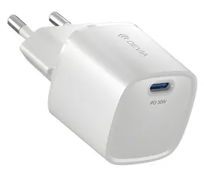 Devia Extreme Speed Mini bílá / Síťová nabíječka / USB-C / 30W / PD