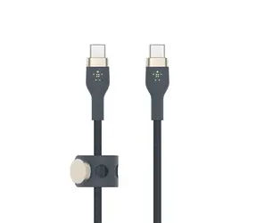 Belkin BOOST CHARGE PRO Flex modrá / Kabel USB-C na USB-C / 1 m