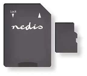 Nedis microSDXC 128 GB / Paměťová karta / UHS-I / čtení: 100 MB/s / zápis: 45 MB/s / vč. adaptéru SD