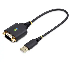 StarTech adaptér USB-A na RS232 DB9 0,3 m černá / Redukce USB na sériový port / FTDI FT232R
