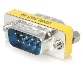 StarTech Slimline DB9 gender changer stříbrná / Adaptér / DB9 / úzký profil