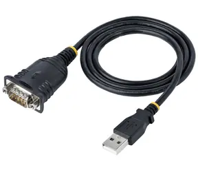 StarTech Kabel USB na sériový port DB-9 černá / Kabel / USB-A / DB-9 / 1 m / čipset Prolific PL2303RA