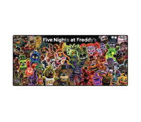 Pyramid Five Nights at Freddy's Glow Montage / Herní podložka pod myš / 90 x 40 cm