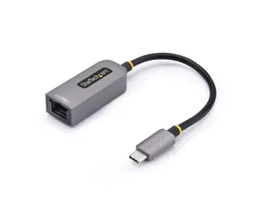 StarTech adaptér USB-C na Ethernet šedá (C22G-USB-ETHERNET) / Adaptér / RJ-45 / 5 Gbps