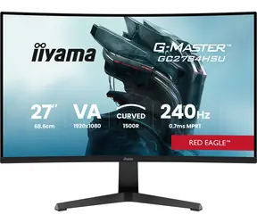 27" Iiyama G-Master GC2784HSU-B1 černá / Monitor / VA zakřivený / FHD / 240Hz / 0,7ms / FreeSync Premium