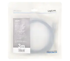LogiLink HDMI 2.1 černá / HDMI kabel / 8K/60Hz / 48 Gb/s / 3 m