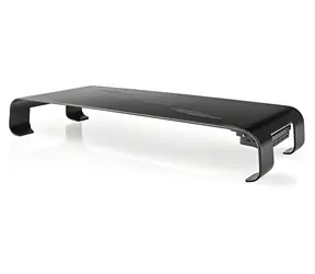 Nedis Stojan pod monitor s USB hubem / Stojan na monitor / nosnost 18 kg / USB hub 4x USB 3.0