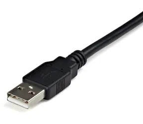 StarTech adaptér USB-A na sériový DB9 černá / Adaptér / DB9 (M) - USB-A / 1,8 m