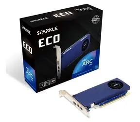 SPARKLE Intel Arc A310 ECO 4G / Grafická karta / 1000 MHz / 4GB GDDR6 / 64-bit / 1x HDMI + 2x mDP / 350W