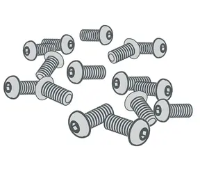 ZEBRA Sada montážních šroubů tiskové hlavy ZE500-4/ZE500-6 / Spotřební materiál / 5 ks / RH & LH