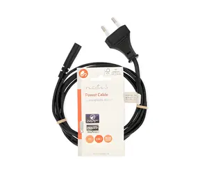 Nedis Napájecí kabel Euro (M) - IEC-320-C1 černá / Napájecí kabel / Přímý-přímý / 2 m
