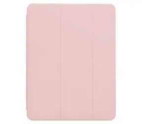 Devia Leather Case with Pencil Slot iPad Air 11" M1/M2/M3 světle růžová / Pouzdro