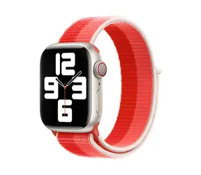 Devia Nylon Braided Two-Tone Loop Peony / Řemínek pro Apple Watch / 40/41/42 mm / Nylon