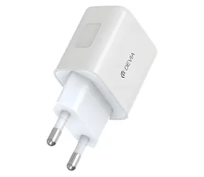 Devia Smart Series PD+QC 30W bílá / Síťová nabíječka / USB-C / PD / QC / 30W