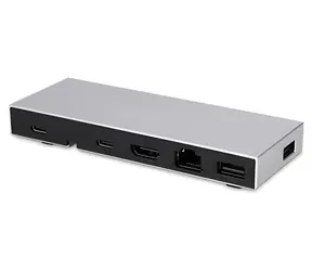 LMP USB-C Compact Dock 2 stříbrná / Dokovací stanice / hliníkové tělo