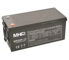 MHPower Olověný akumulátor AGM 12V/200Ah / Baterie / Terminál T3-M8