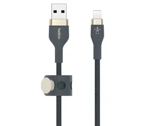 Belkin BOOST CHARGE PRO Flex kabel USB-A na Lightning modrá / 2m
