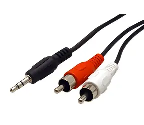 Roline audio kabel Jack 3,5mm - 2x Cinch 10 m / Audio kabel / M/M