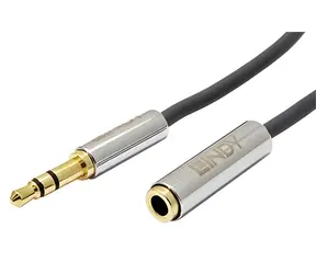 Cromo Jack 3,5 mm / Prodlužovací kabel / Jack 3,5 mm (M) - Jack 3,5 mm (F) / 1 m