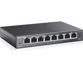 TP-Link TL-SG108E / Switch / 8x GLAN / Easy Smart / Fanless