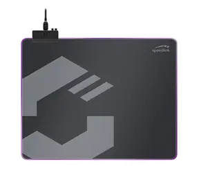 Speedlink Levas LED Soft černá / Herní podložka pod myš / velikost M / LED podsvícení