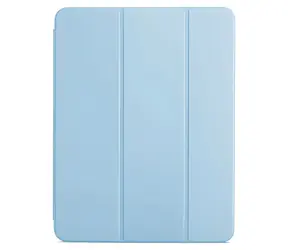 Devia Leather Case světle modrá / Pouzdro pro iPad 10. a 11. gen (2022/2025) / se slotem na Apple Pencil