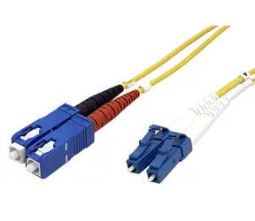 EFB Optický patch kabel LC-SC OS2 20m / Optický patch kabel / Single mode OS2 / Duplex / 2 mm / LSOH plášť