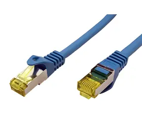 Goobay patch kabel S/FTP Cat7 modrá / Patch kabel / RJ45-RJ45 / LSOH / 25m