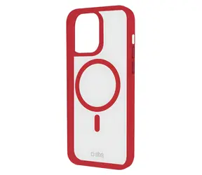SBS Mag Frame červená / Kryt / MagSafe / pro iPhone 15 Pro