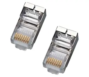 Digitus / Konektor RJ45 8p8c / STP / Cat5e / pozlacení 50µ" Au / 100 ks