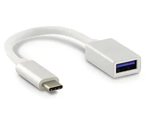 LMP adaptér USB-C na USB-A stříbrná / Adaptér / hliníkové tělo