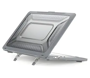 Devia Super Scratch-Proof Hard Jacket šedá / Kryt / Apple MacBook Air 13" (2020)