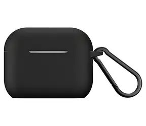 Devia Naked Silicone Case černá / Pouzdro / AirPods Pro 3 / Silikonové