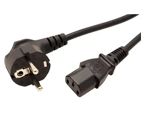 Roline Napájecí kabel CEE 7/7(M) - IEC320 C13 černý / Napájecí kabel / 1,8 m