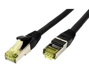 Roline S/FTP patch kabel Cat 6a 10m černá / Patch kabel / venkovní / TPE / LSOH