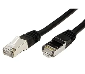 Value S/FTP patchkabel kat. 6 černá / Patch kabel / S/FTP / 7 m