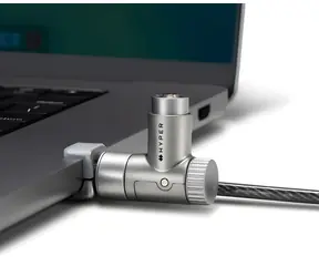 Targus HyperShield stříbrná / Bezpečnostní kabelový zámek / 2 m