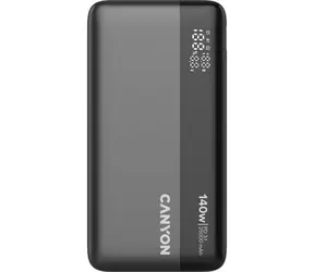 CANYON PB240 tmavě šedá / Powerbanka / 25000 mAh / PD 140W / USB-C / 3x výstup