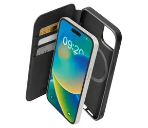 SBS Book Wallet Mag černá / Pouzdro / MagSafe / Apple iPhone 15 Pro Max