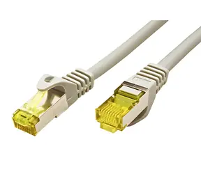 Goobay patch kabel CAT7 S/FTP šedá / Síťový kabel / RJ45 / LSOH / 2 m